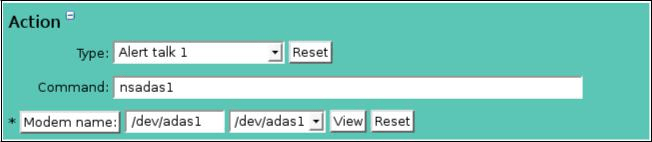 Alarm Action AlertTalk1