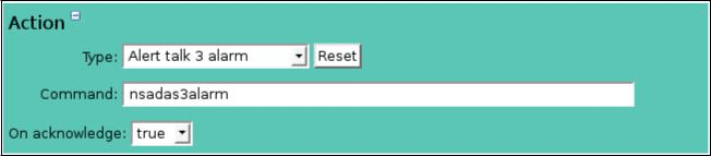 Alarm Action AlertTalk3 Alarm