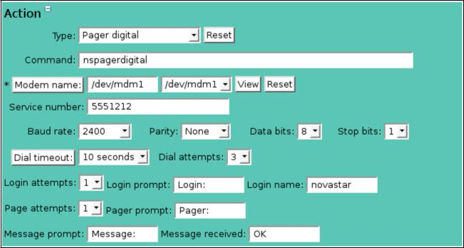 Alarm Action Pager Digital