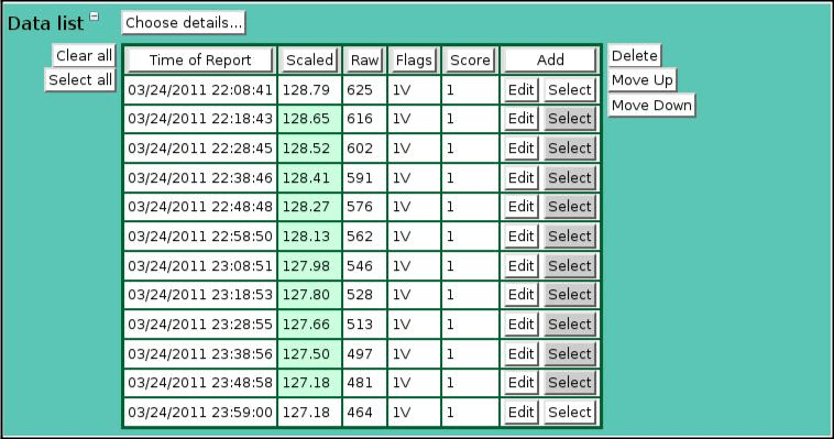 Data Edit Drift Set Ending Report2