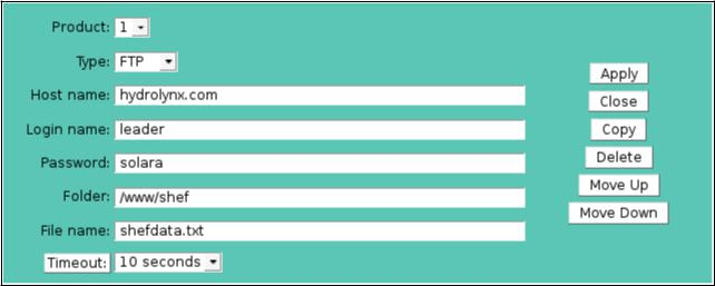 Data Export Action Edit Panel