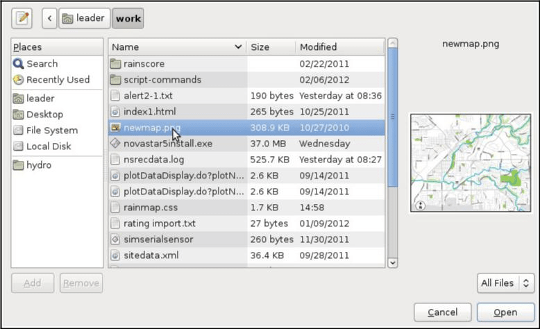 Select Background File