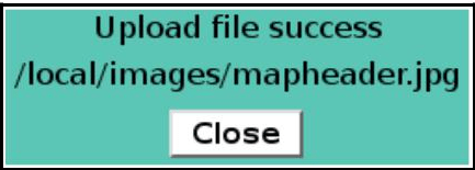 Upload Image File Success