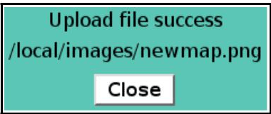 Upload Background File Success